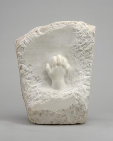 Memorial Relief (Hand of a Child), 1908. Creator: Auguste Rodin.