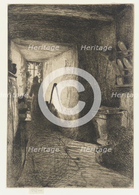 The Kitchen, 1858. Creator: James Abbott McNeill Whistler.