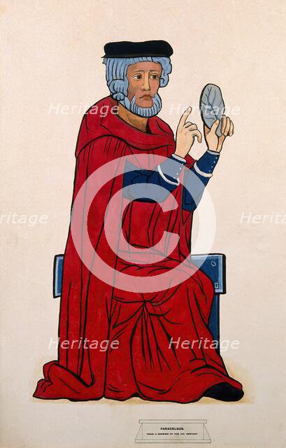 A man in mediaeval costume. Creator: Unknown.