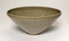 Deep Conical Bowl with Cloudlike Petals, Northern Song dynasty, late 11th/early 12th century. Creator: Unknown.