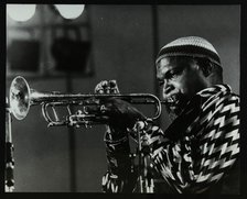 American trumpeter Ted Curson playing at the Bracknell Jazz Festival, Berkshire, 1983. Artist: Denis Williams