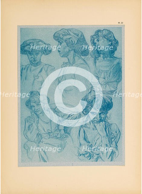 Documents Décoratifs, 1902. Creator: Mucha, Alfons Marie (1860-1939).