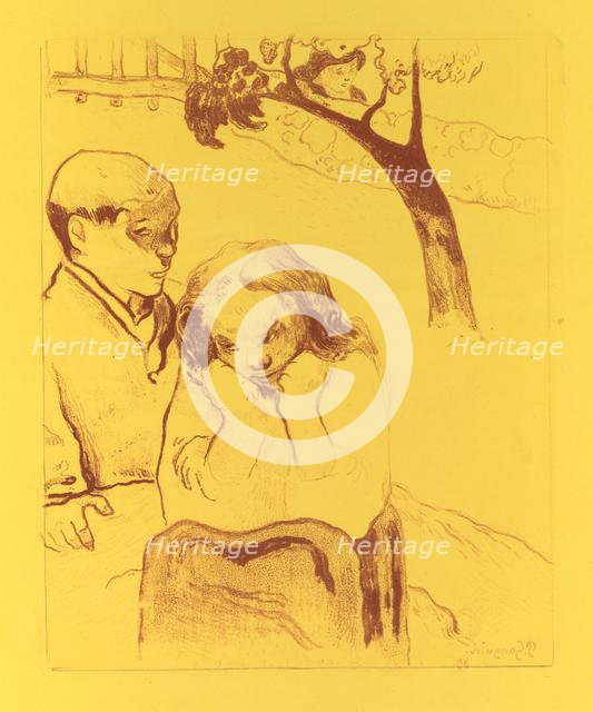 Volpini Suite: Human Misery (Misères Humaines), 1889. Creator: Paul Gauguin (French, 1848-1903).