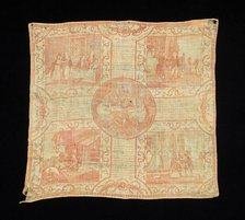 Handkerchief, possibly British, ca. 1800. Creator: Unknown.