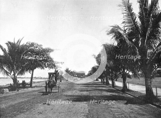 ''Une rue a Manille;Les Terres Du Pacifique', 1914. Creator: Unknown.