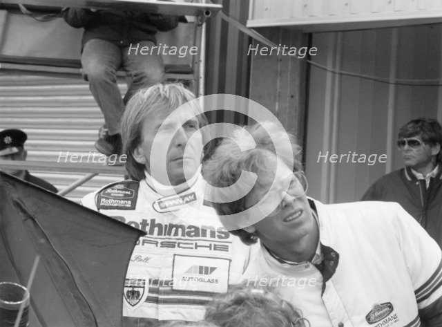 Derek Bell, Group C1 Sportscar driver,1987. Artist: Unknown