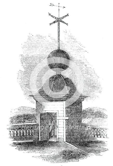 The Time Ball, Royal Observatory, Greenwich, Fig. 2, 1845. Creator: Unknown.