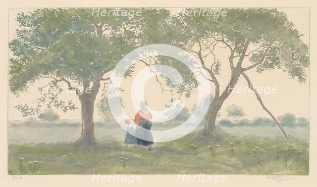 Les Pommiers, 1902. Creator: Eugène Delâtre (French, 1864-1938).