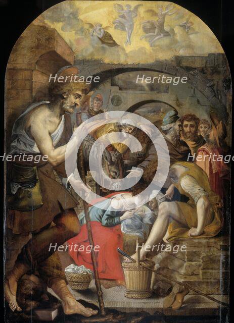 The Adoration of the Shepherds, 1560-1572. Creator: Anthonie Blocklandt.