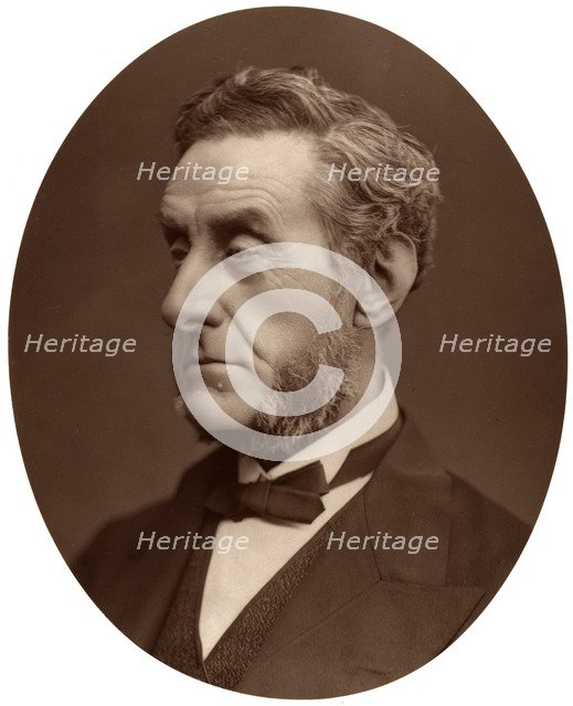 Anthony Ashley-Cooper, 7th Earl of Shaftesbury, British politician and philanthropist, 1876.Artist: Lock & Whitfield