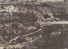 Jérusalem, Piscine de Siloe, Vue générale, 1854. Creator: Auguste Salzmann.