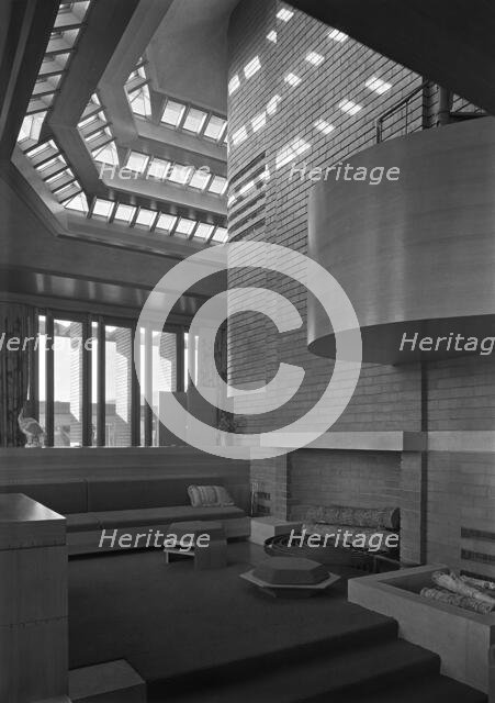Herbert F. Johnson, Jr., Wingspread, residence in Racine, Wisconsin, 1939. Creator: Gottscho-Schleisner, Inc.