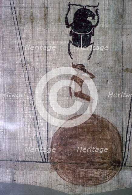 Detail of the papyrus of Queen Nejmet. Artist: Unknown