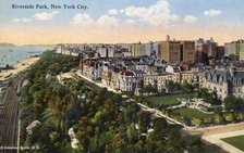 Riverside Park, New York City, New York, USA, 1916. Artist: Unknown