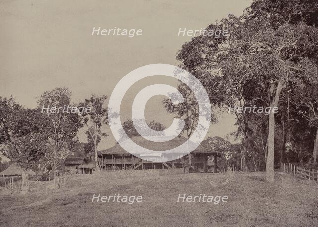 Rangoon: Mission House at Kemindine, November 1855. Creator: Captain Linnaeus Tripe.