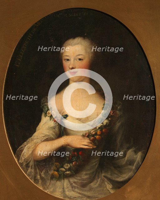 Portrait of a woman, 1786. Artist: Drouais, François-Hubert (1727-1775)