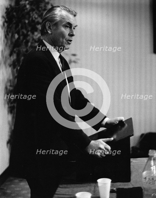 David Owen (1938- ), Leader of the Social Democratic Party and former Foreign Secretary, 1990. Artist: Unknown