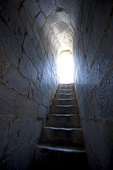 Stone steps, Beja Castle, Beja, Portugal, 2009.  Artist: Samuel Magal