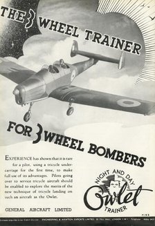 'The 3 Wheel Trainer For 3 Wheel Bombers', 1941.  Creator: Unknown.