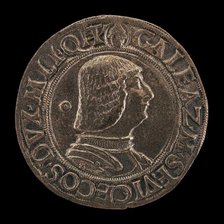 Galeazzo Maria Sforza, 1444-1476, 5th Duke of Milan 1466 [obverse], 16th century. Creator: Unknown.