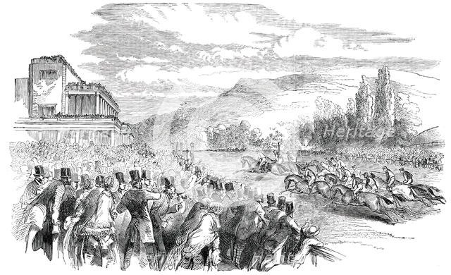 Goodwood Races, 1850. Creator: Unknown.