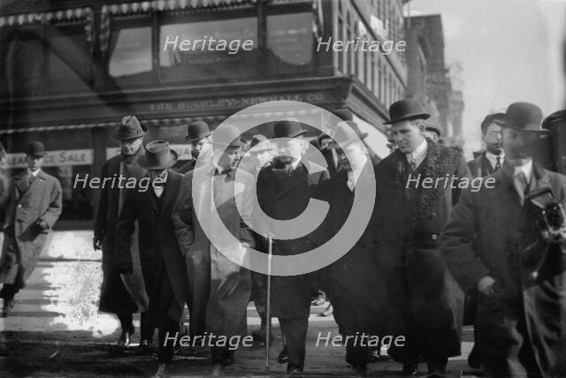 Dist. Att'y Whitman & Reporters, between c1910 and c1915. Creator: Bain News Service.