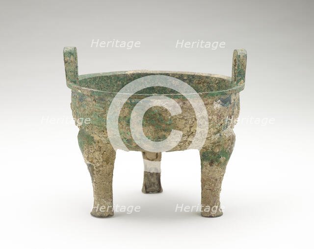 Ritual food vessel (ding), Eastern Zhou dynasty, 8th century BCE. Creator: Unknown.