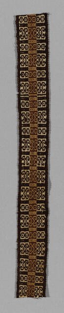 Fragment (Headband or Belt), Peru, A.D. 1476/1532. Creator: Unknown.