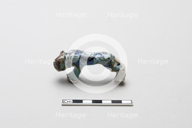 Lion shaped handle, Saljuq period, early 13th century. Creator: Unknown.