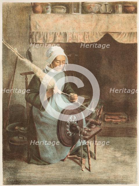 LAïeule, 1899. Creator: Jeanne Granes (French, 1887-1917); Imprimerie Champenois.