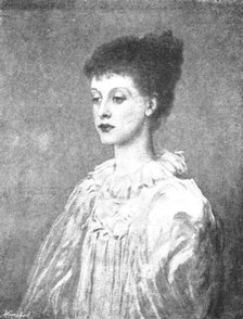 Pictures from the Royal Academy: A Study - J. Sant, R.A., 1895. Creator: George Meisenbach.