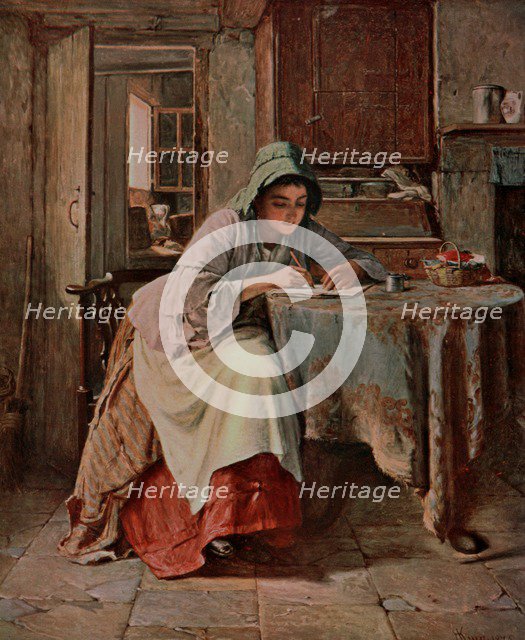 'Katie's Letter', 1875, (c1902).  Creator: Unknown.