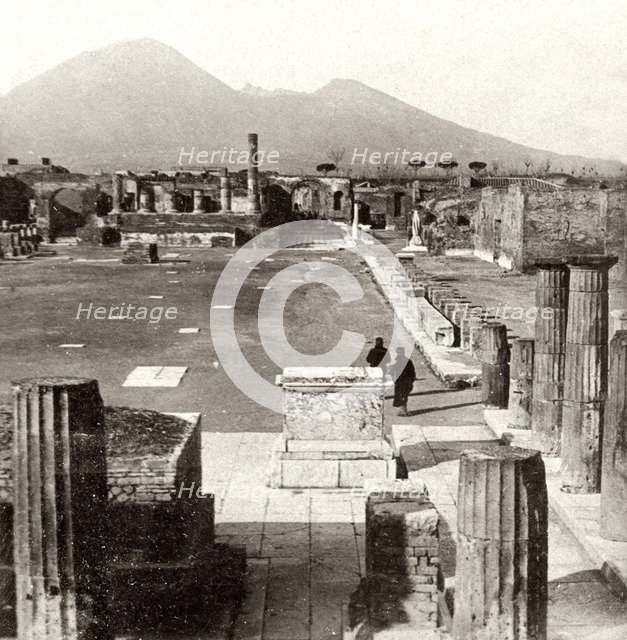The forum of Pompeii, Italy, 1894. Creator: Unknown.
