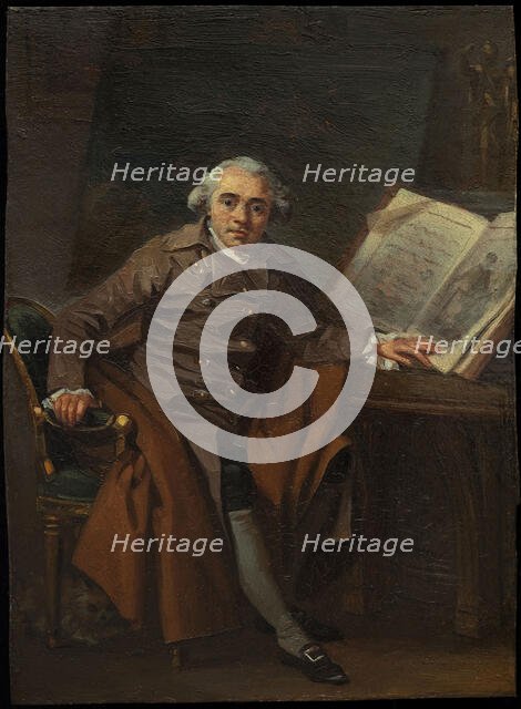 Portrait of Jean-Jacques Lagrenée (1739-1821), c. 1787. Creator: Gérard, Marguerite (1761-1837).