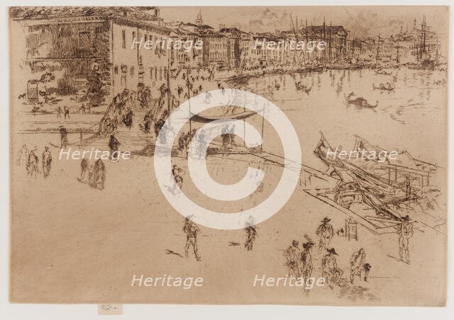 The Riva, No. 2, 1879-1880. Creator: James Abbott McNeill Whistler.