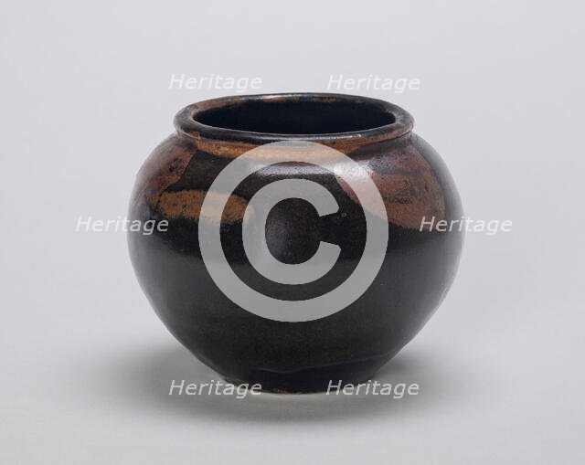 Globular Jar, Northern Song (960-1127) or Jin dynasty (1115-1234), 12th century. Creator: Unknown.