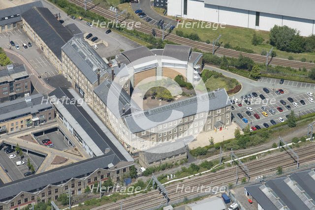 The former Great Western Railway General Office, redeveloped in 1994 and home..., Swindon, 2023. Creator: Robyn Andrews.