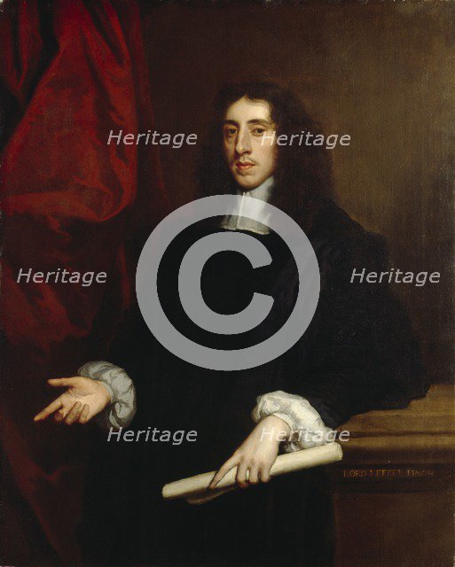 'Portrait of Heneage Finch, 1st Earl of Nottingham, Lord Keeper', 17th century. Artist: Peter Lely.