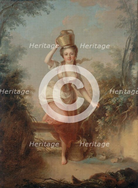 La Laitière, 18th century. Creator: Jean Baptiste Marie Huet.