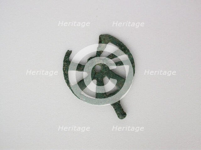 Disc with Flange, Geometric Period (800-600 BCE). Creator: Unknown.