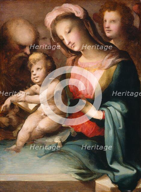 The Holy Family with Angels, c. 1545/1550. Creator: Domenico Beccafumi.