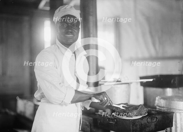 Fort Myer Officers Training Camp - Mess, 1917. Creator: Harris & Ewing.