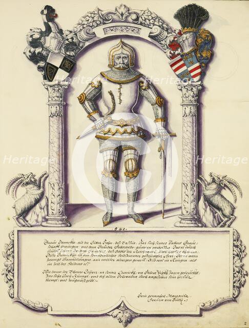 Danncko Hohenzollern; Chronicle of the Hohenzollern Family, about 1572. Creator: Jorg Ziegler.