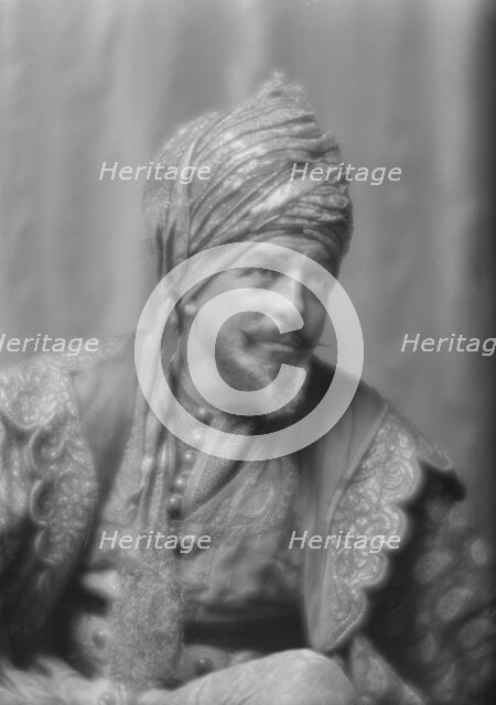 Skinner, Otis, in "Kismet", 1912 Apr. 5. Creator: Arnold Genthe.