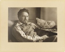 Ezra Pound, 1939. Creator: Genthe, Arnold (1869-1942).