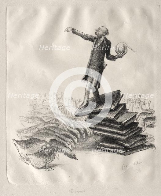 The Savant. Creator: Jean Veber (French, 1868-aft 1907).