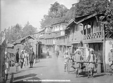 Lakkar Bazaar, with the Hindustan and the Tibet road, Simla, India, 20th century. Artist: Unknown