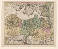 Map of North Flanders, c.1695. Creator: Nicolaes Visscher.