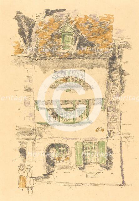 Yellow House, Lannion, 1893. Creator: James Abbott McNeill Whistler.