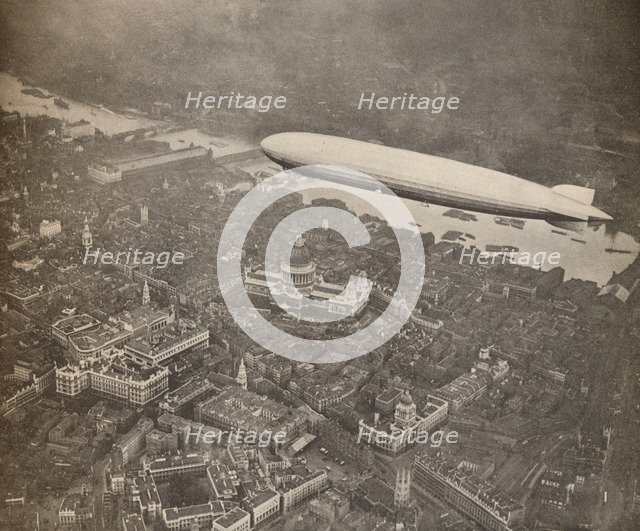 'The tour of the Graf Zeppelin over Great Britain, August 1931', 1931 (1935). Artist: Unknown.